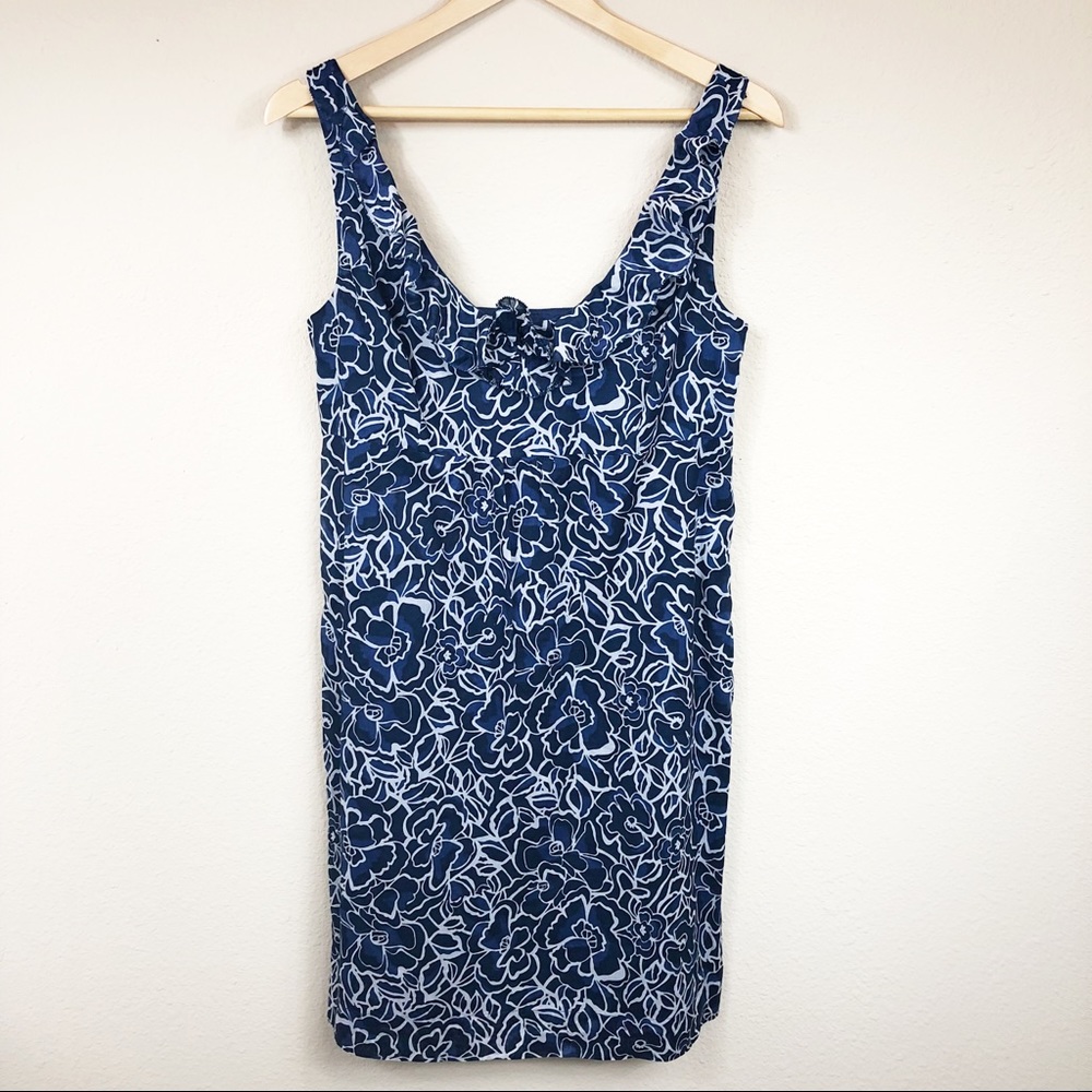 5 for $25! Ann Taylor Sleeveless Dress Navy White